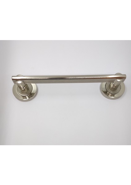 Metal Çiftli Çekme Kol - Sürgülü Kapı Kolu Inox Renk 25 cm modelleri