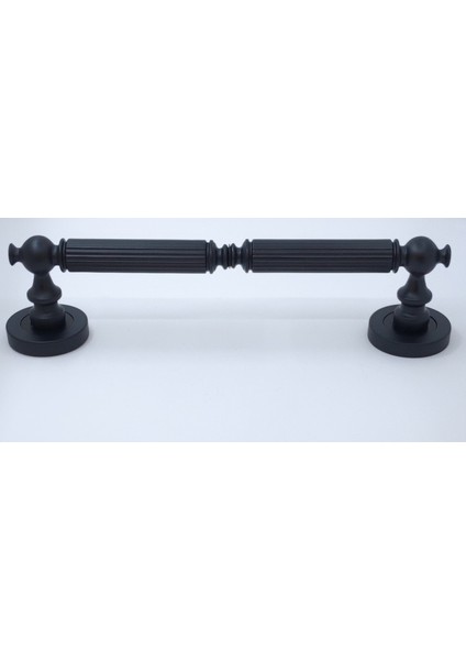 Metal Çekme Kol - Sürgülü Kapı Kolu Siyah Renk 30 cm