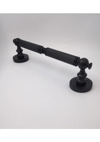 Metal Çekme Kol - Sürgülü Kapı Kolu Siyah Renk 30 cm fiyatları