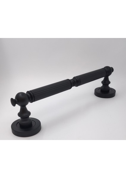 Metal Çekme Kol - Sürgülü Kapı Kolu Siyah Renk 30 cm modelleri