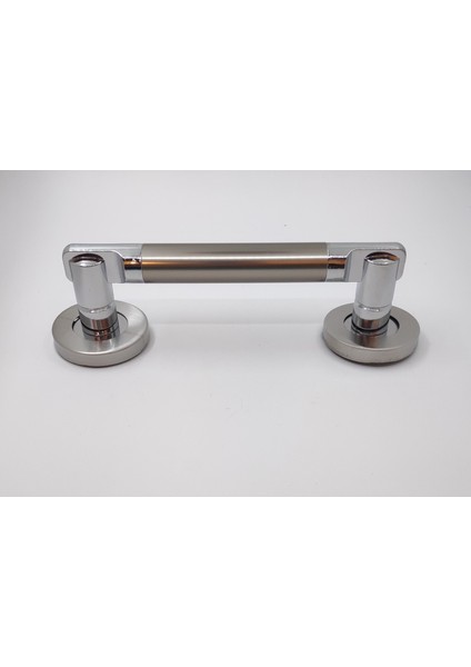 Metal Çiftli Çekme Kol - Sürgülü Kapı Kolu Inox Renk 25 cm fiyatları