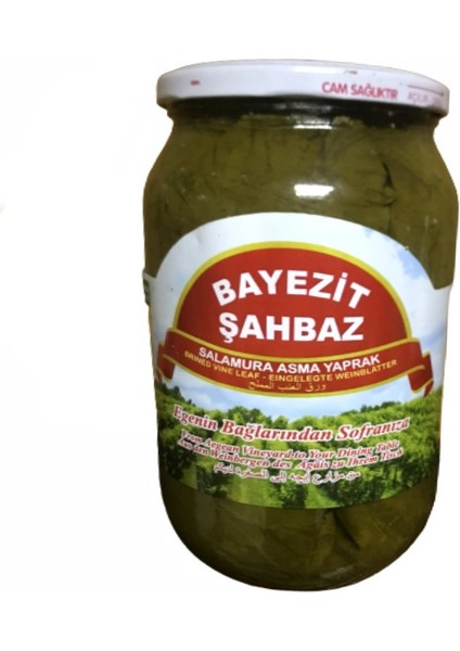 Bayezit Şahbaz Alaşehir Salamura Yaprak 1,6 kg