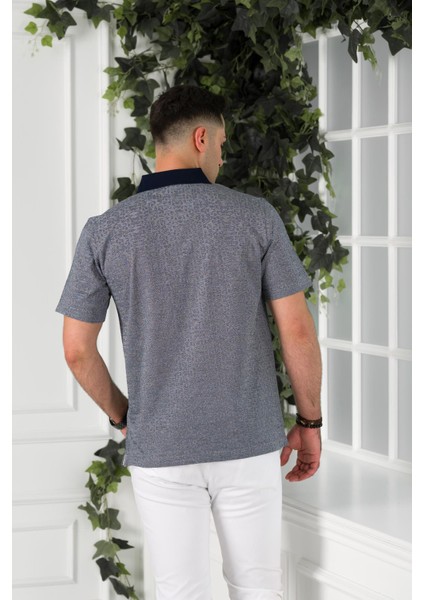 Nehir By Faruk Ülker Polo Yaka Cepli Desenli Merserize Süperfine Cotton Erkek T-Shirt indirimleri
