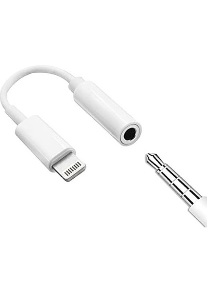 Lightning To 3.5mm Jak Kulaklık Dönüştürücü Yüksek Kaliteli