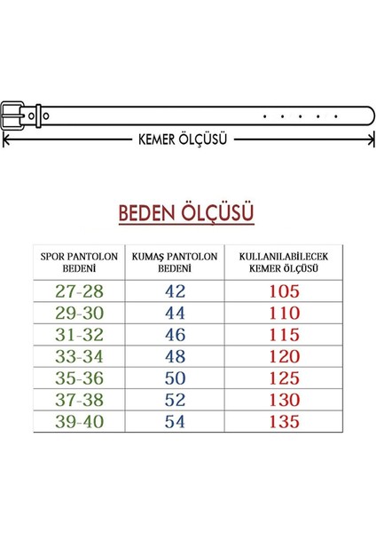 Sport 4.5 cm Erkek Siyah Kemer (7033)