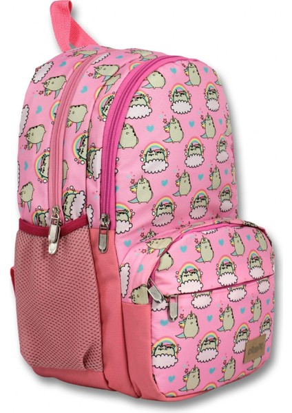 Cennec Pembe Kız Çocuk Ilkokul ve Günlük Sırt Çantası - Dört Bölmeli fiyatları