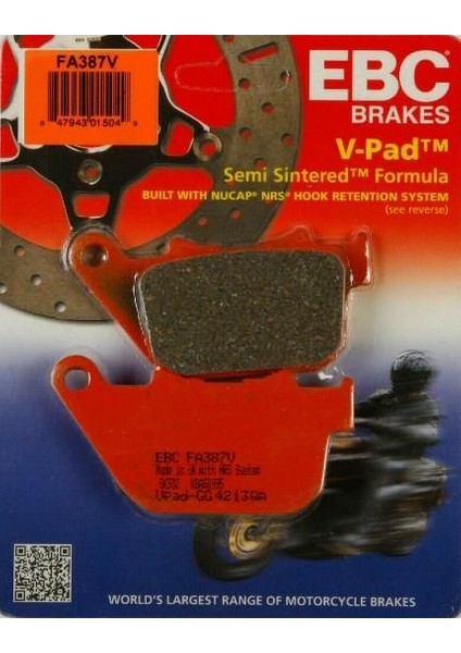 Ebc FA387V Fren Balata Yarı Sinter