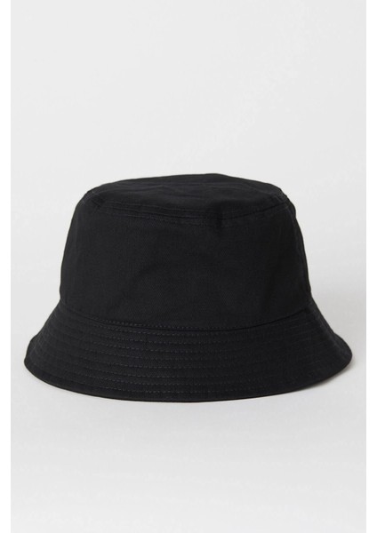 Siyah Uv Korumalı Bucket Şapka