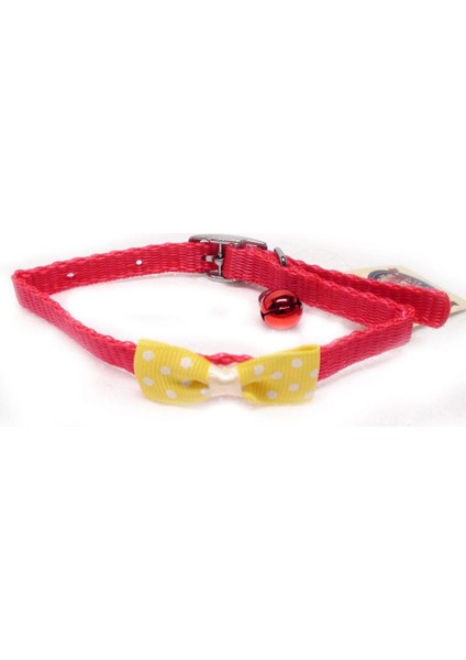 Papyonlu Zilli Kedi Tasması 19-27 cm modelleri