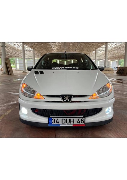 Oto H.İ.T. Peugeot 206 Uyumlu Astra H Lip 2 Parça Ön Tampon Eki