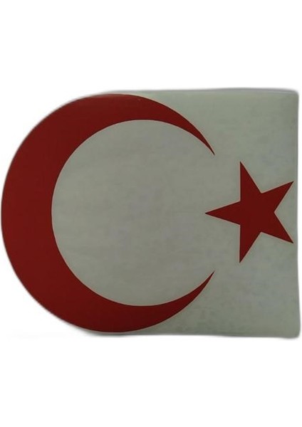 Ay Yıldız Sticker Yapıştırma (2ADET)