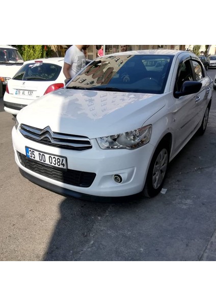 Oto H.İ.T. Citroen C Elysee Uyumlu Astra H Lip 2 Parça Ön Tampon Eki