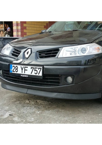 Oto H.İ.T. Renault Megane 2 Uyumlu Astra H Lip 2 Parça Ön Tampon Eki