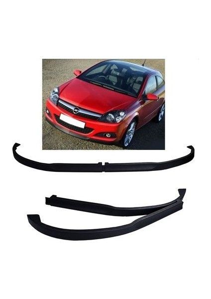 Oto H.İ.T. Audi A7 Astra H Lip Esnek Plastik Ön Tampon Eki Siyah Spoiler