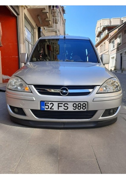 Oto H.İ.T. Opel Combo Uyumlu Astra H Lip 2 Parça Ön Tampon Eki