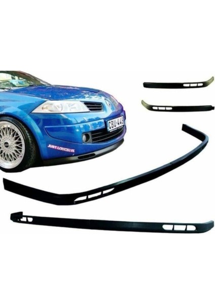 Oto H.İ.T. Ford Fiesta Uyumlu Laguna Lip 2 Parça Ön Tampon Eki