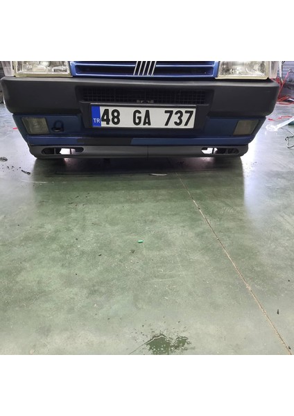 Oto H.İ.T. Fiat Uno Uyumlu Laguna Lip 2 Parça Ön Tampon Eki