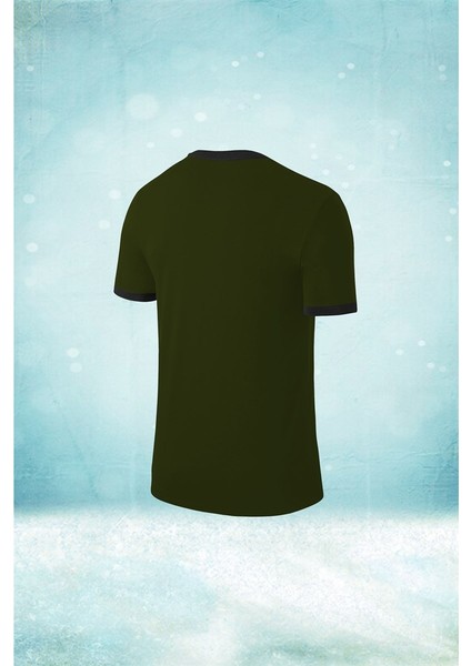 Büyük Beden Erkek Haki Dri-Fit Kumaş Yürüyüş ve Koşu Için Baskısız Günlük Tshirt (4xl- 10XL) fiyatları