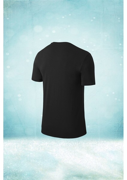 Büyük Beden Erkek Siyah Dri-Fit Kumaş Yürüyüş ve Koşu Için Konforlu Sıfır Yaka T-Shirt (4xl- 10XL) fiyatları