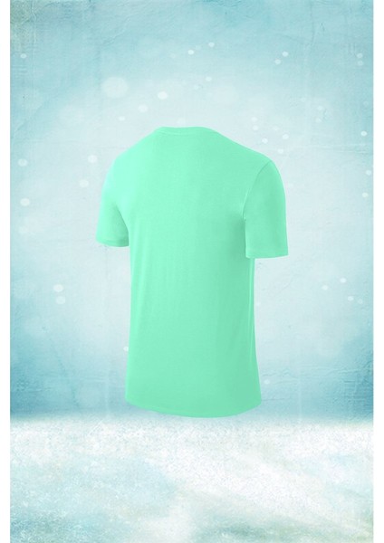 Büyük Beden Erkek Su Yeşili Dri-Fit Kumaş Yürüyüş ve Koşu Için Rahat T-Shirt (4xl- 10XL) fiyatları