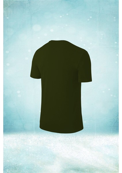 Erkek Haki Dri-Fit Kumaş Düz Kısa Kol Konforlu Tişört S-3xl fiyatları