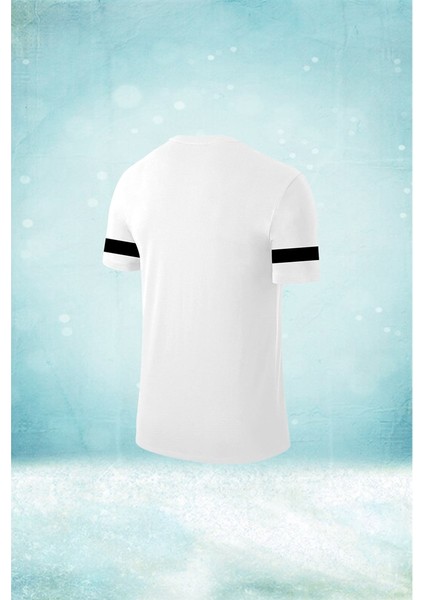 Büyük Beden Erkek Beyaz Dri-Fit Kumaş Baskısız Yürüyüş ve Koşu Için Konforlu T-Shirt (4xl- 10XL) fiyatları