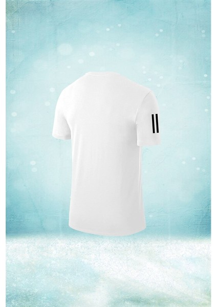 Büyük Beden Erkek Beyaz Dri-Fit Kumaş Baskısız Yuvarlak Yaka Kısa Kol T-Shirt (4xl- 10XL) fiyatları