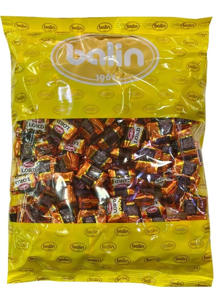 Lord Bitter Çikolata Kaplı Portakal Aromalı Fondan 1 kg