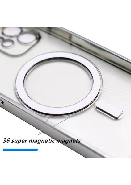Apple iPhone 13 Pro Max Magsafe Uyumlu Parlak Lazer Telefon Kılıfı modelleri
