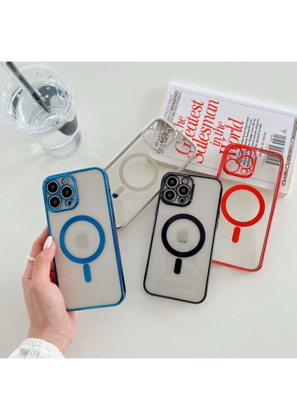 Apple iPhone 13 Pro Max Magsafe Uyumlu Parlak Lazer Telefon Kılıfı indirimleri