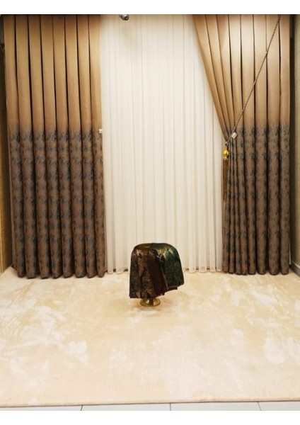 Lulia Camel 1/3 Sık Pile Fon Perde Apm