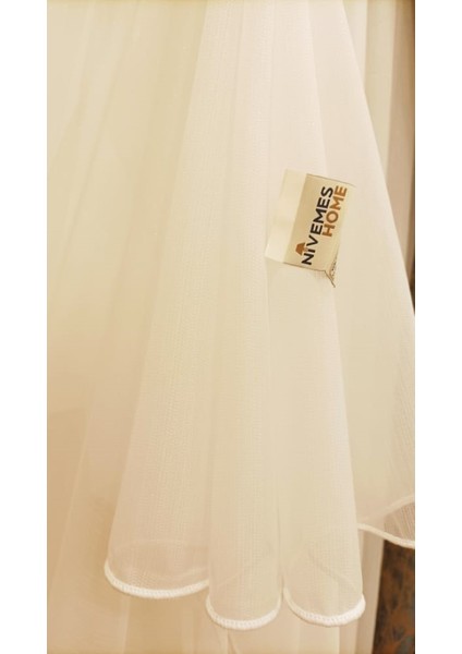 Bambu Beyaz 1/3 Sık Pileli Tül Perde Apm indirimleri