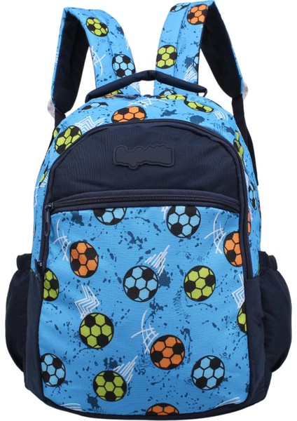 Kids Erkek Mavi Futbol Model Kalemlikli Sırt Çantası fiyatları
