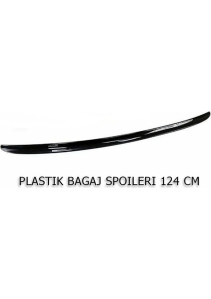 Oto H.İ.T. Kia Cerato 2016+ Bagaj Üstü Spoiler Piano Black Tam Uyumlu 124 Cm