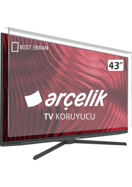 Arçelik 43" Inç Tv Ekran Koruyucu 7-8-9 serisi 4k Qled Oled uhd imperium android google Smart tv uyumlu