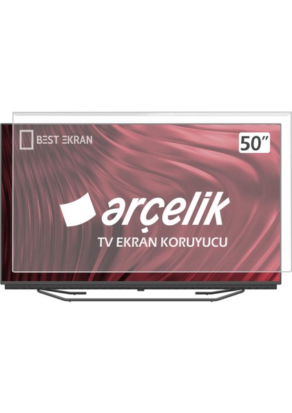 Arçelik A50L 8870 5s Tv Ekran Koruyucu - Arçelik 50" Inç 126 Ekran Koruyucu Şeffaf Paneli