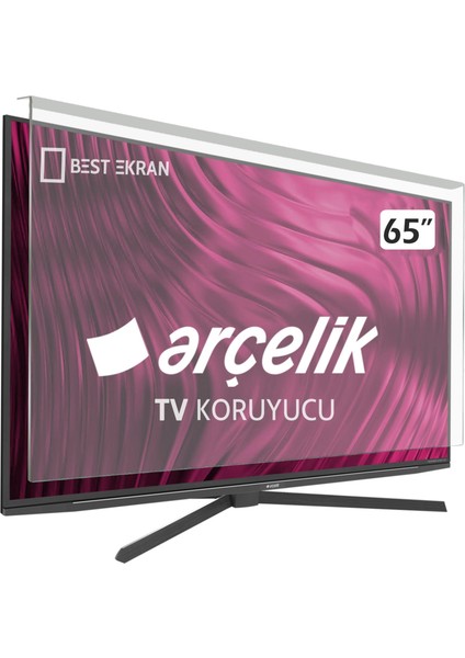 Arçelik 65" Inç Tv Ekran Koruyucu 7-8-9 serisi 4k Qled Oled uhd imperium android google Smart tv uyumlu