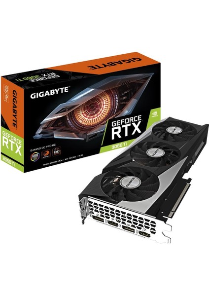 Gıgabyte GVN306TGAMINGOCPRO RTX3060 Ti Gamıng Oc Pro 8gb 256 Bit Gddr6 Pcı-E 4.0 Ekran Kartı