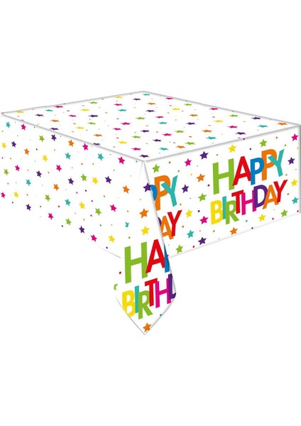 THB7269 Superstar Birthday Masa Örtüsü 120 x 180 cm