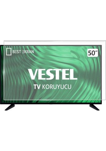 Vestel 50PF8175 Tv Ekran Koruyucu - Vestel 50" Inç 126 Ekran Koruyucu Şeffaf Paneli fiyatları