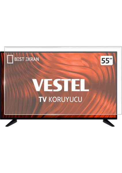 Vestel 55PF8080 Tv Ekran Koruyucu - Vestel 55" Inç 139 cm Ekran Koruyucu