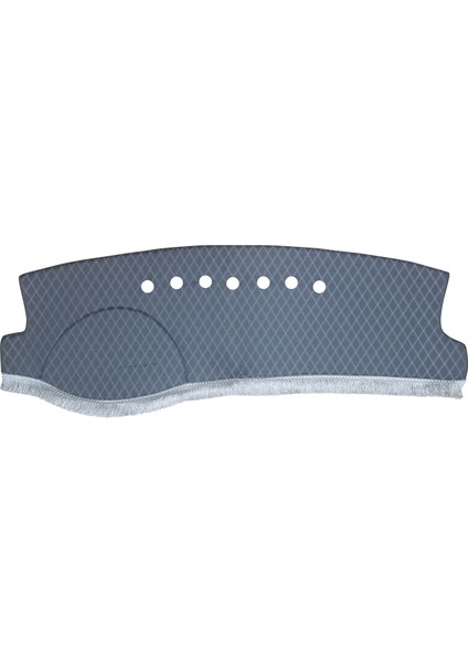 Dacia Sandero 2013+ Gri Püsküllü Baklava Desenli Torpido Göğüs Örtüsü