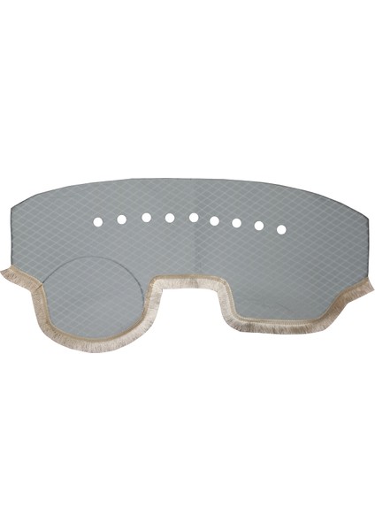 Renault Kangoo 2009-2020 Bej Püsküllü Baklava Desenli Torpido Göğüs Örtüsü