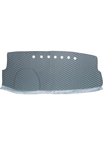 Toyota Corolla 2014-2018 Gri Püsküllü Petek Desenli Torpido Göğüs Örtüsü