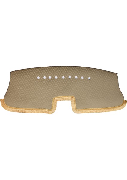 Peugeot Partner 2003-2008 Bej Püsküllü Baklava Desenli Torpido Göğüs Örtüsü