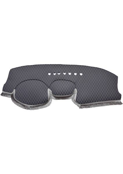 Renault Fluence 2009+ Gri Püsküllü Baklava Desenli Torpido Göğüs Örtüsü