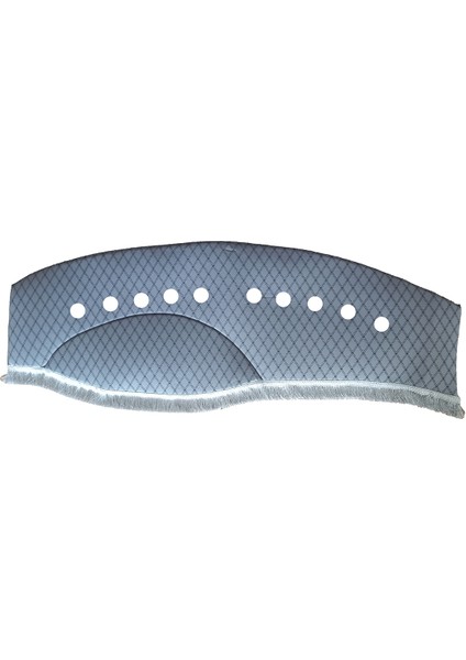 Renault Megane 2 2002-2009 Gri Püsküllü Petek Desenli Torpido Göğüs Örtüsü