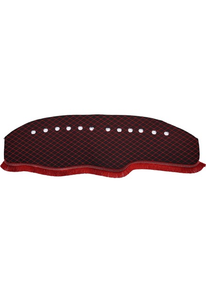 Reno 19 1988-1997 Kırmızı Püsküllü Baklava Desenli Torpido Göğüs Örtüsü