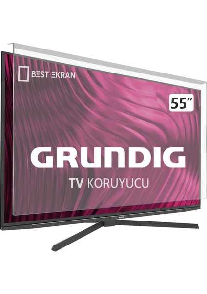 Grundig 55 Ggu 9760 A Tv Ekran Koruyucu - Grundig 55" Inç 139 cm Ekran Koruyucu 55GGU9760A