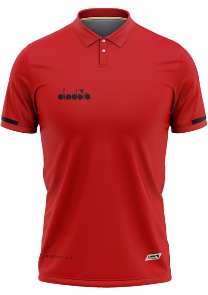 Venüs Pamuklu Kamp T-Shirt Kırmızı
